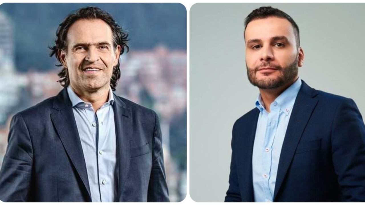 Federico Gutiérrez y Lucas Cañas aspiran a la alcaldía de Medellín.