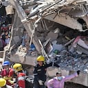 Terremoto en Cali, edificio Torres del Limonar en el sur de la ciudad, con magnitud 7.2 de escala de Richter, epicentro en San José del Palmar en Choco, Foto José L Guzmán. El País.