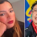 Andrea Petro y Gustavo Petro