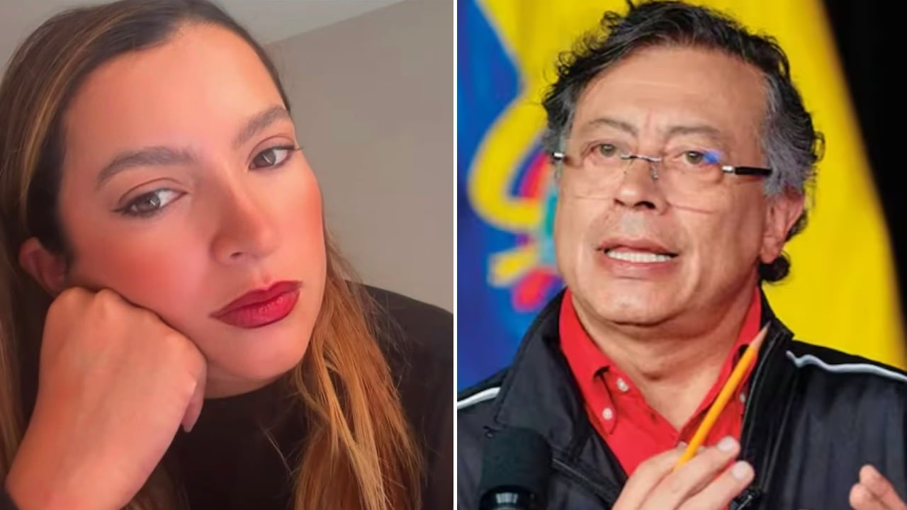Andrea Petro y Gustavo Petro
