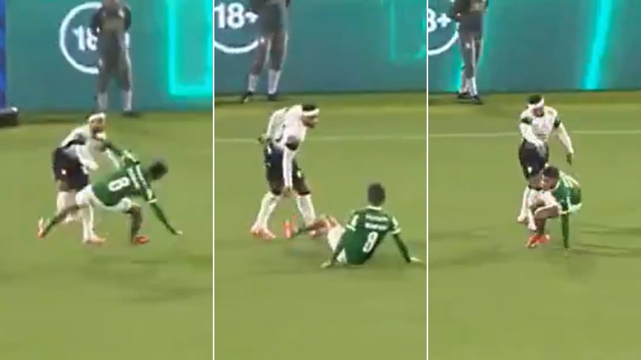 Richard Ríos perdió en un mano a mano con Depay en Brasil