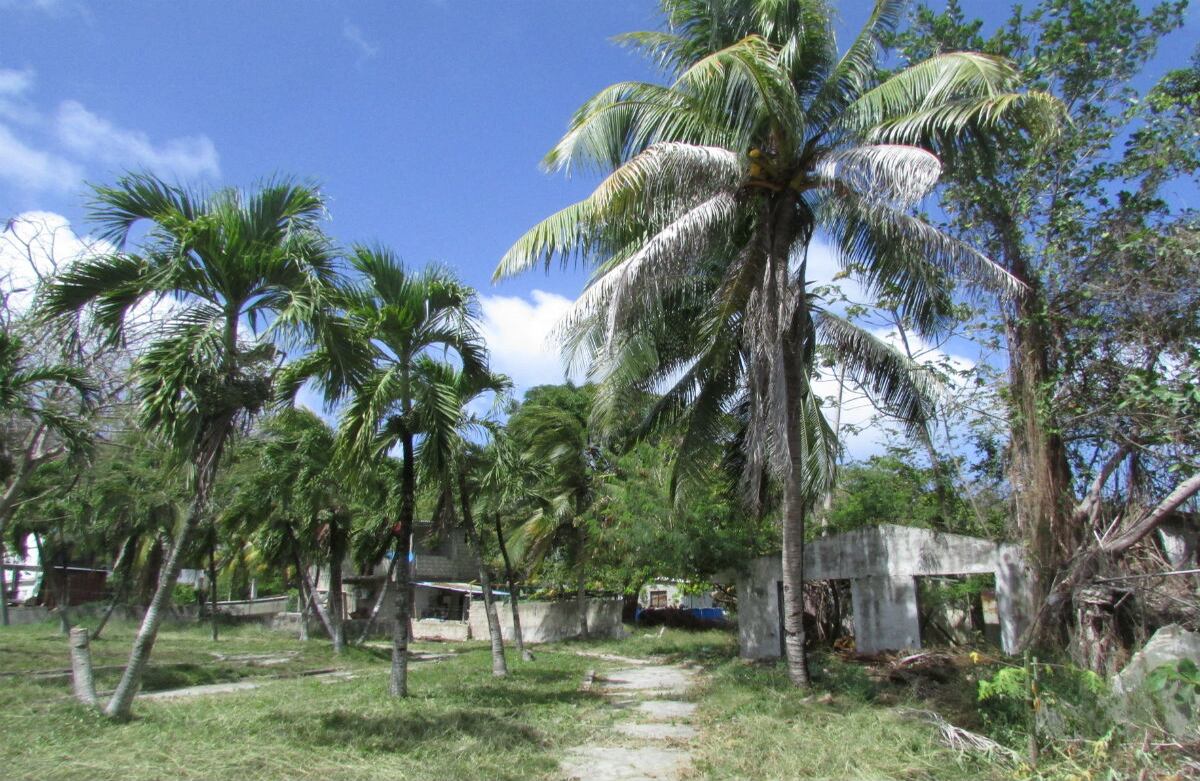 En San Andrés no hay parques infantiles. En este terreno hubo uno, pero está abandonado hace más de 10 años. 