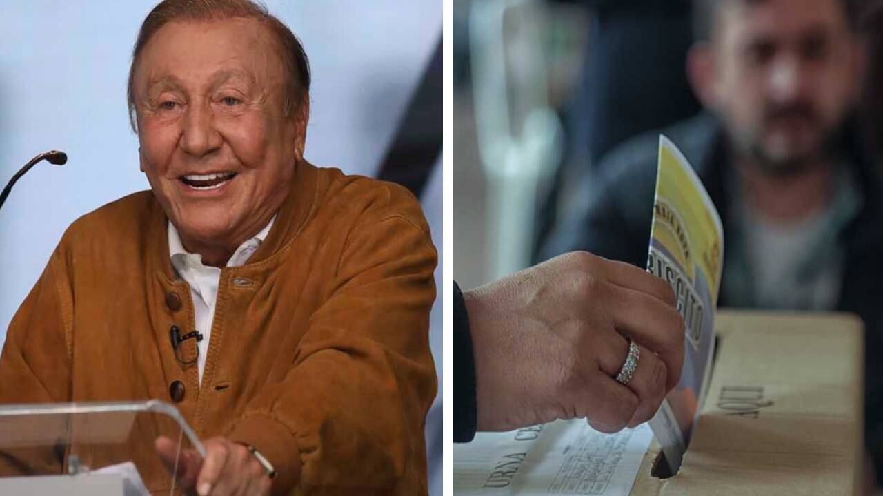 El candidato santandereano ha tenido un repunte en las encuestas. Foto: Montaje SEMANA.