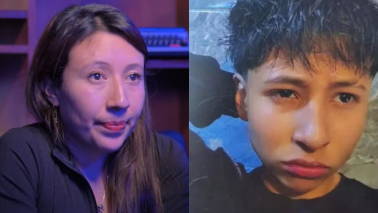 Lizeth Juliana Monroy y su hijo David Esteban Nocua.