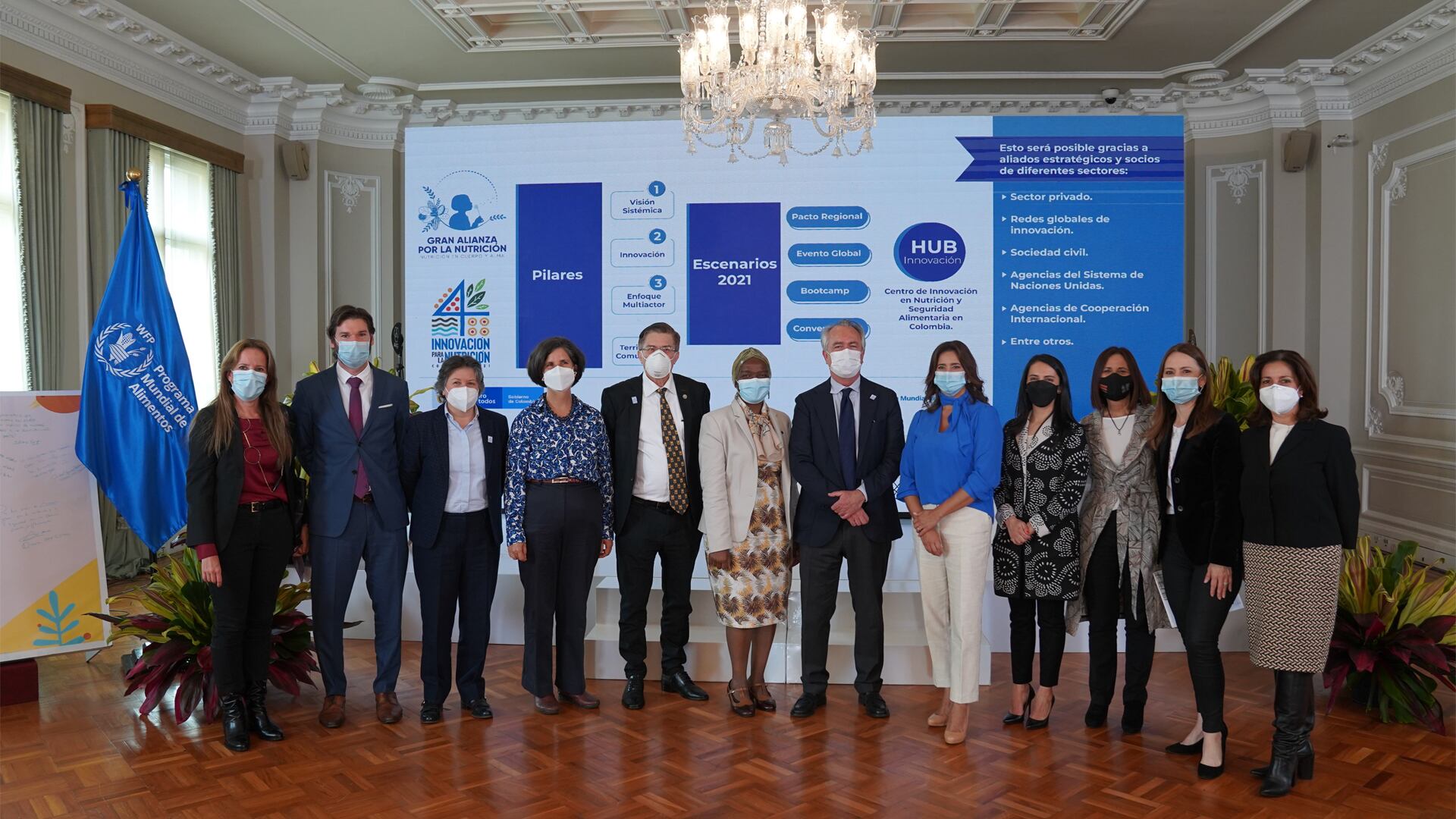 Evento de lanzamiento de I4N en Bogotá.