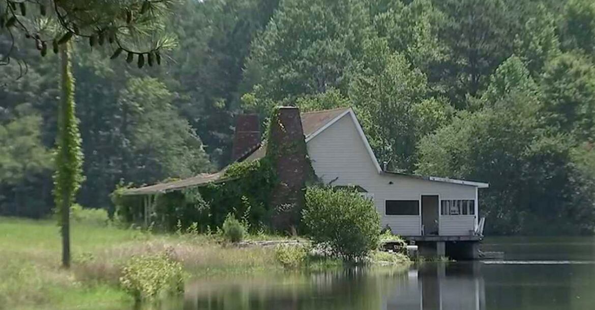 Casa Georgia. Foto: Captura de pantalla WSB-TV.