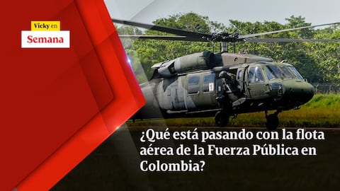¿Qué está pasando con la flota aérea de la Fuerza Pública en Colombia?
