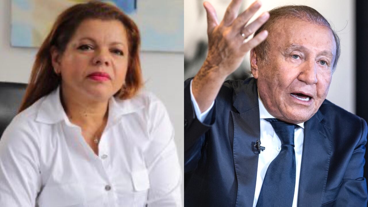 Mary Luz Herrán y Rodolfo Hernández.