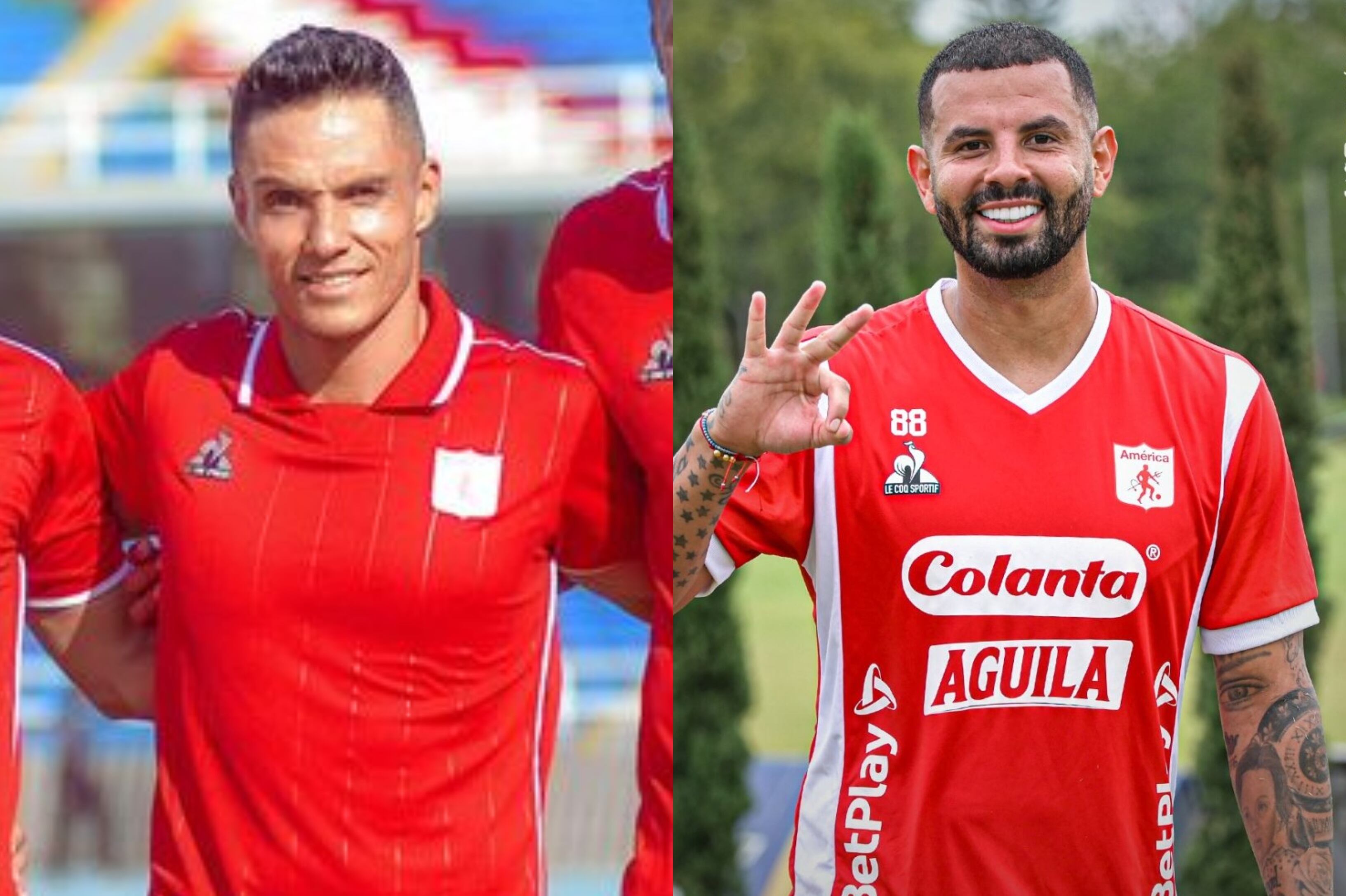 Lucas González y Edwin Cardona.