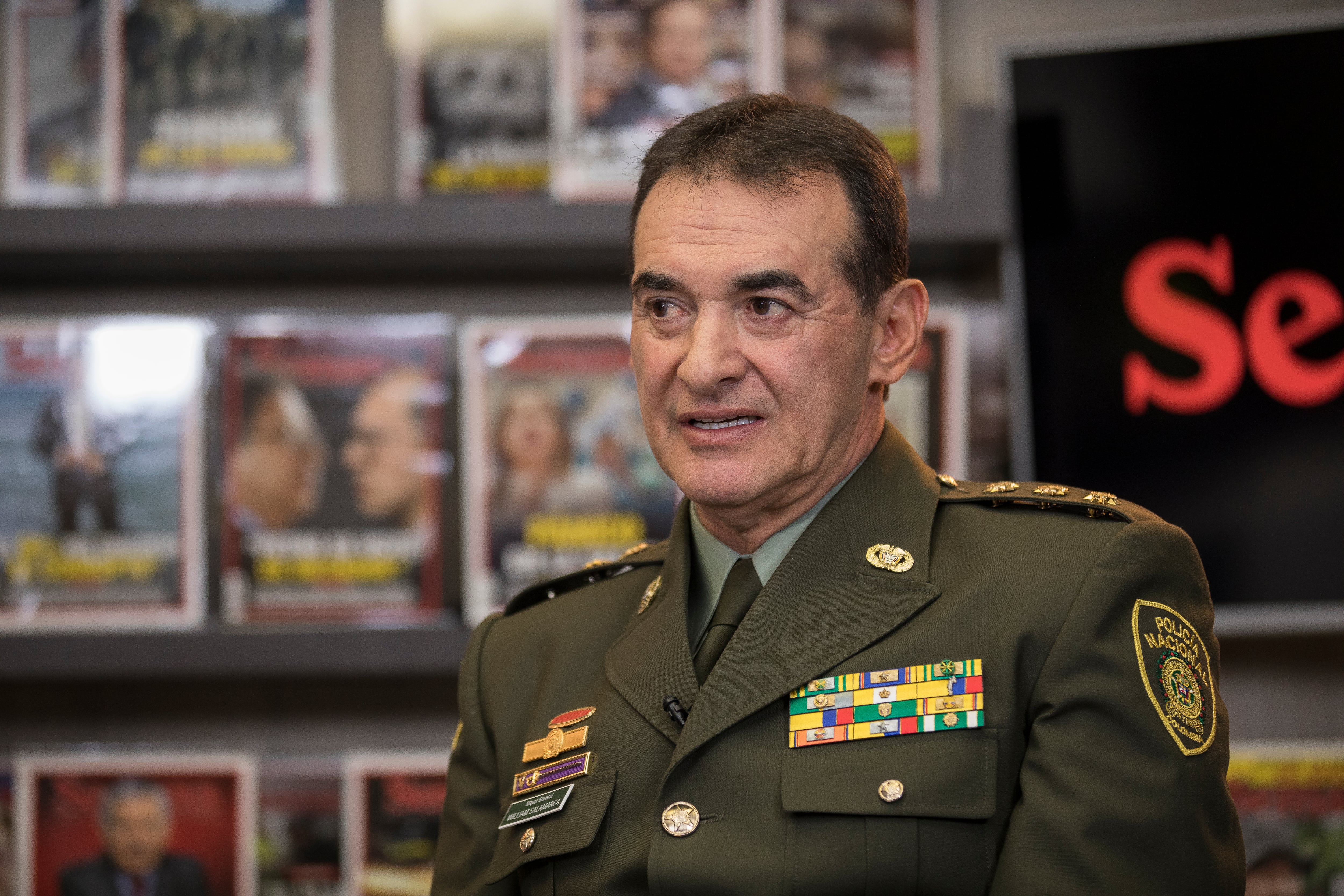 Mayor General William Salamanca Director General de la Policía Nacional