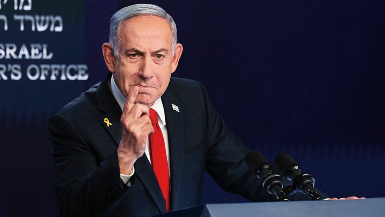 Primer ministro de Israel, Benjamin Netanyahu.