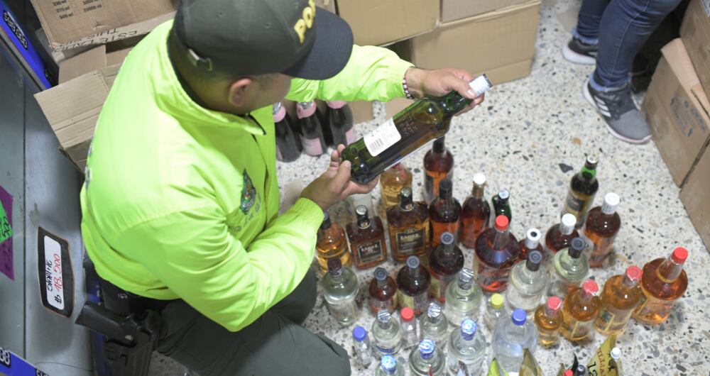 Licor adulterado en el centro de Medellín.