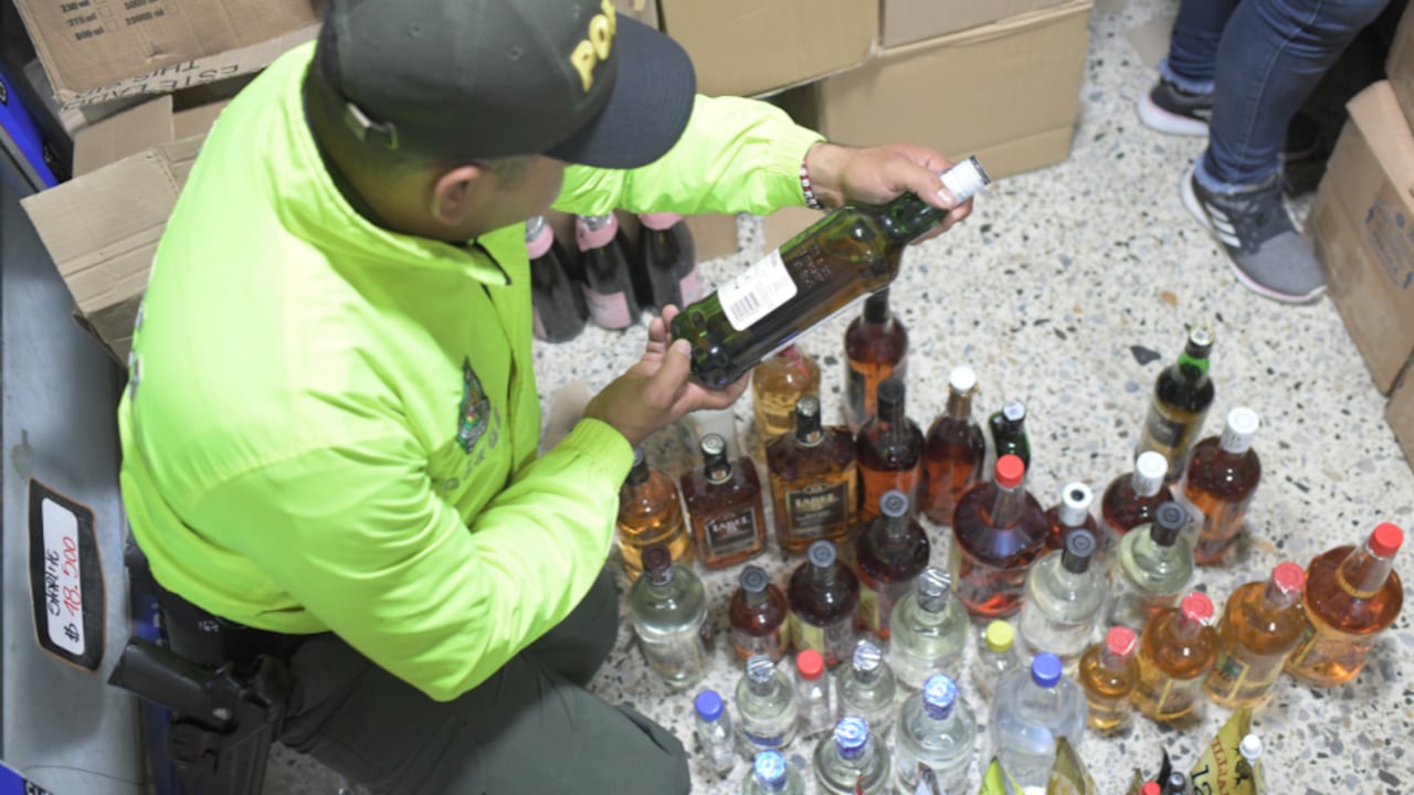 Licor adulterado en el centro de Medellín.