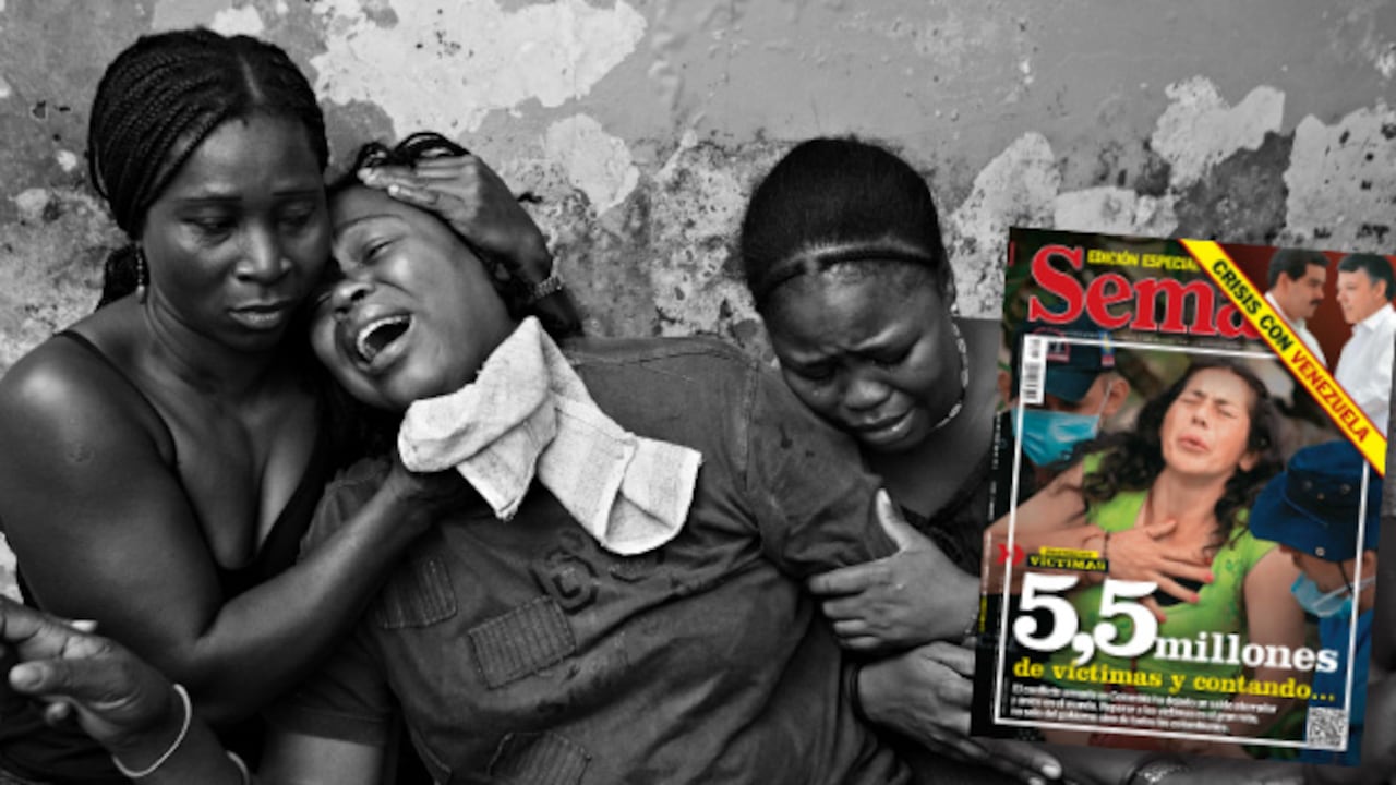 Mujeres familiares de mineros asesinados en Istmina, Chocó, en 2005.
Cuando SEMANA publicó este especial sobre víctimas, en junio de 2013, había 5,5 millones de víctimas registradas. Siete meses después hay medio millón más.