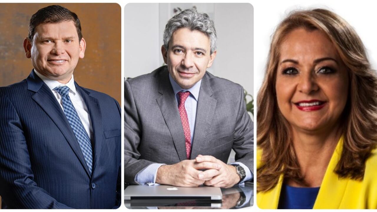 John Milton Rodríguez, Enrique Gómez y Aydeé Lizarazo.