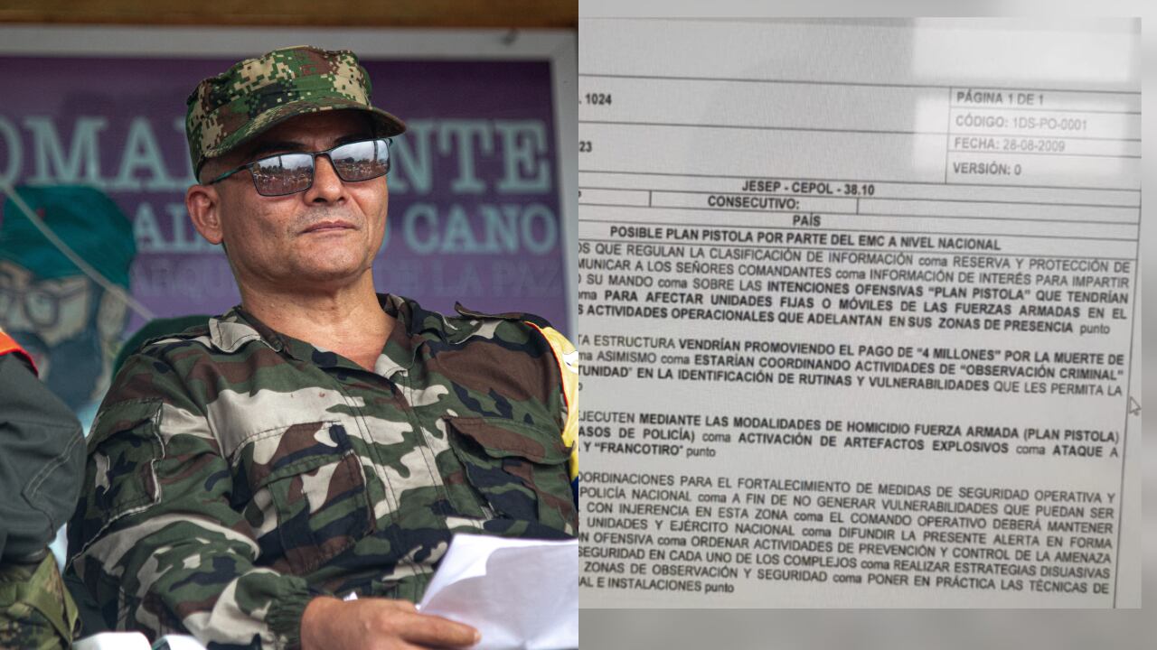 Disidencias de las Farc ordenaron plan pistola contra la Policía.