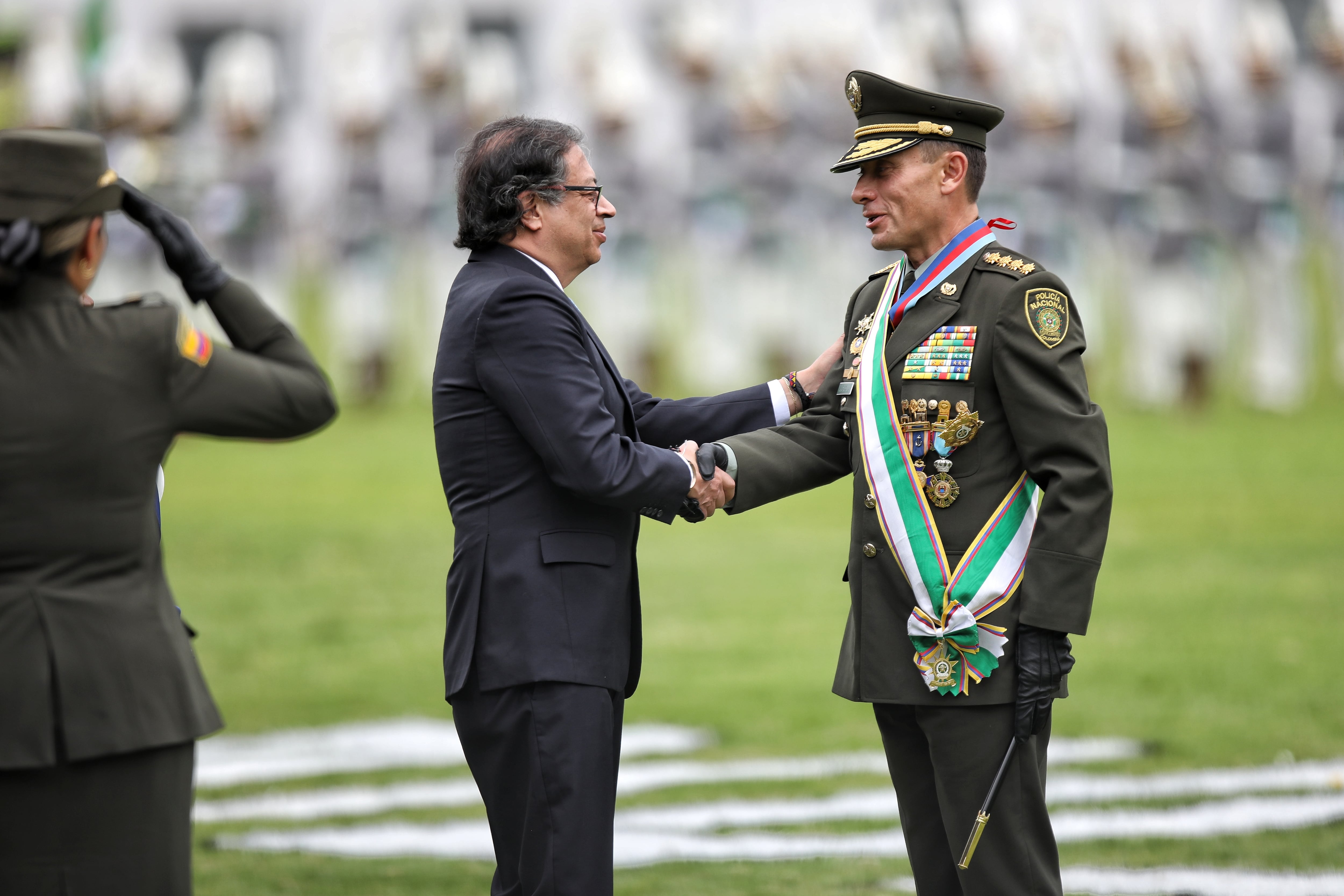 ceremonia de reconocimiento del Señor Mayor General William Rene Salamanca Ramírez, Director de la Policía Nacional
