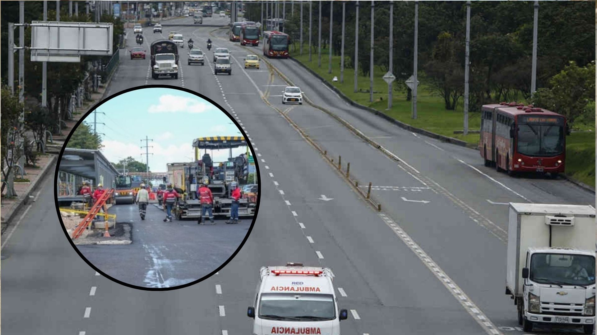 Pronto reabrirán carriles en la AutoNorte, obras tienen un avance de 95 %.