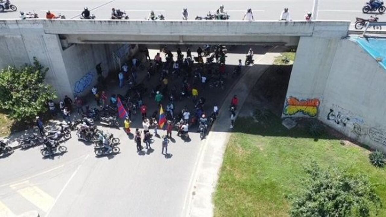 Protestas en Santa Marta en rechazo a las tarifas de energía.