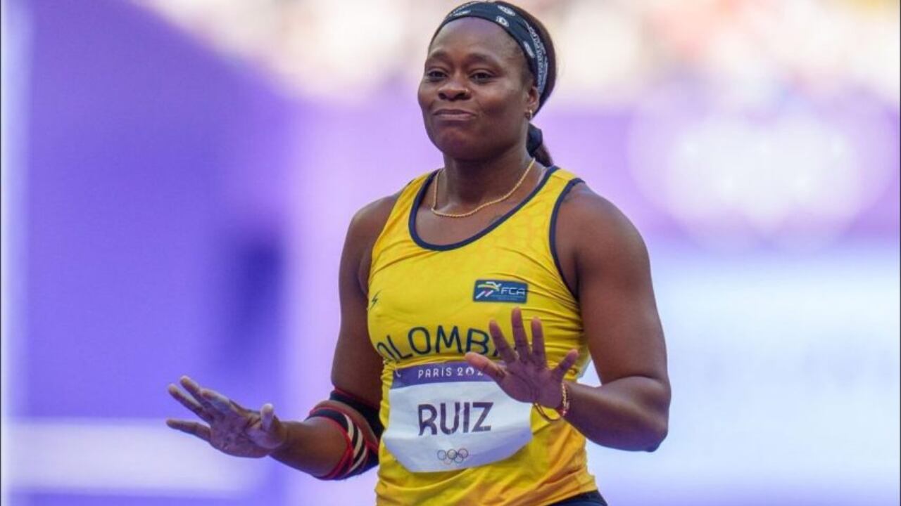 Flor Denis Ruiz era una de las abanderadas de Colombia en París 2024.