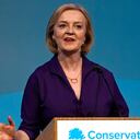 British lawmaker Liz Truss speaks after winning the Conservative Party leadership contest at the Queen Elizabeth II Centre in London, Monday, Sept. 5, 2022. Liz Truss will become Britain's new Prime Minister after an audience with Britain's Queen Elizabeth II on Tuesday Sept. 6. (AP Photo/Alberto Pezzali)