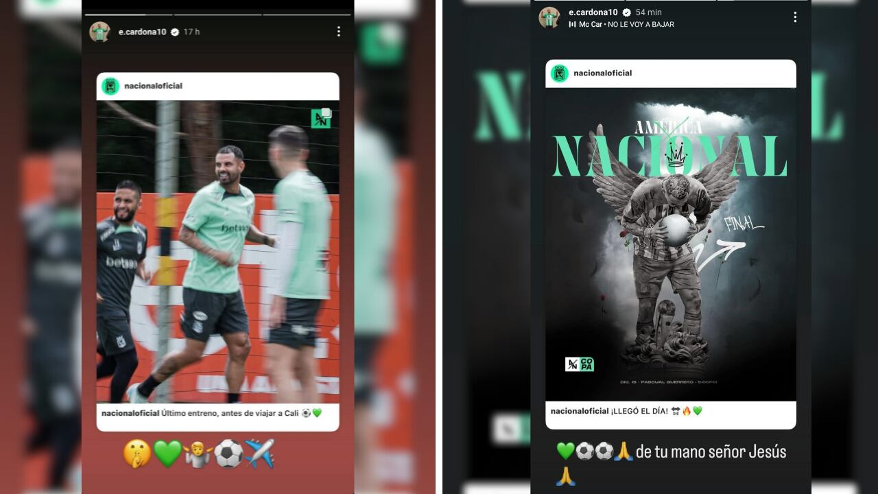 Historias de Edwin Cardona tras el pronunciamiento de su esposa.