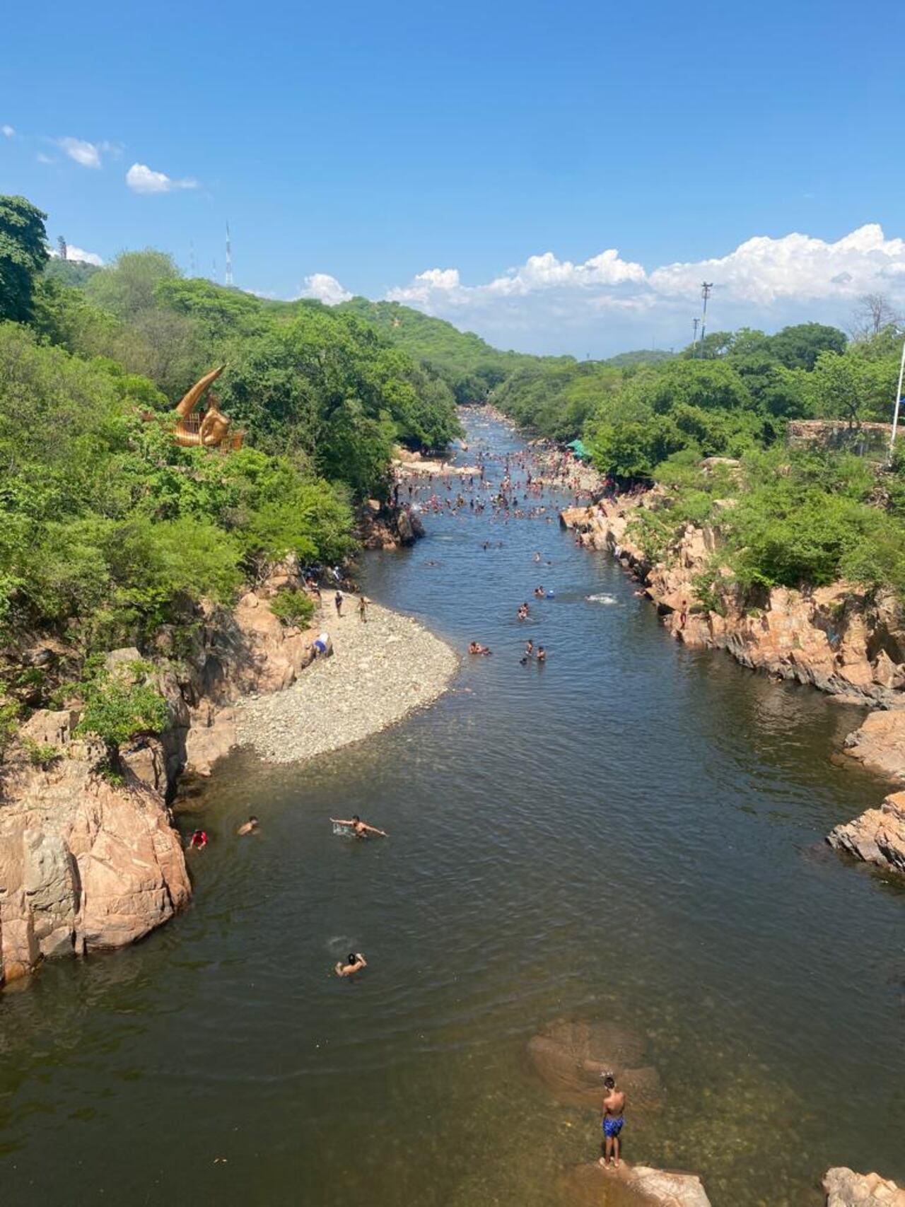 Río Guatapurí es uno de los atractivos turísticos de Valledupar