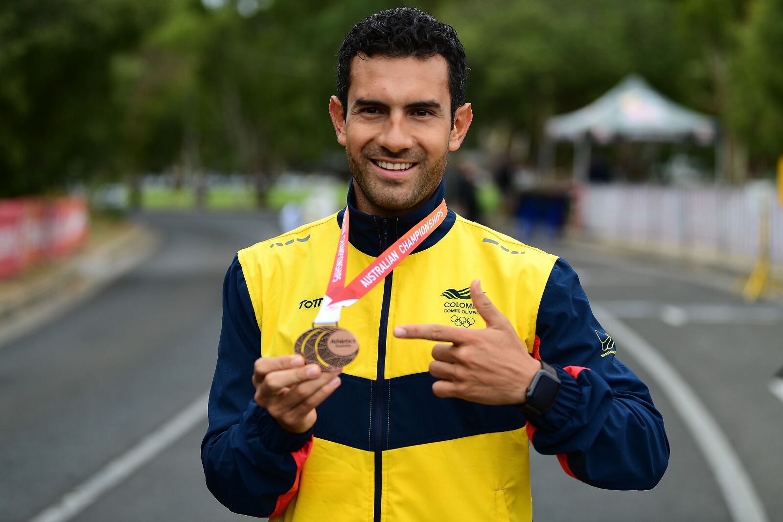 Éider Arévalo logró el cupo en los 20 kilómetros marcha del World Race Walking Tour Dudinska, desarrollado en Eslovaquia 2023.