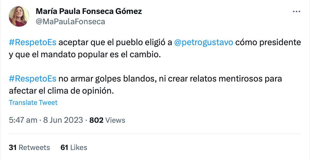 Trino de María Paula Fonseca.