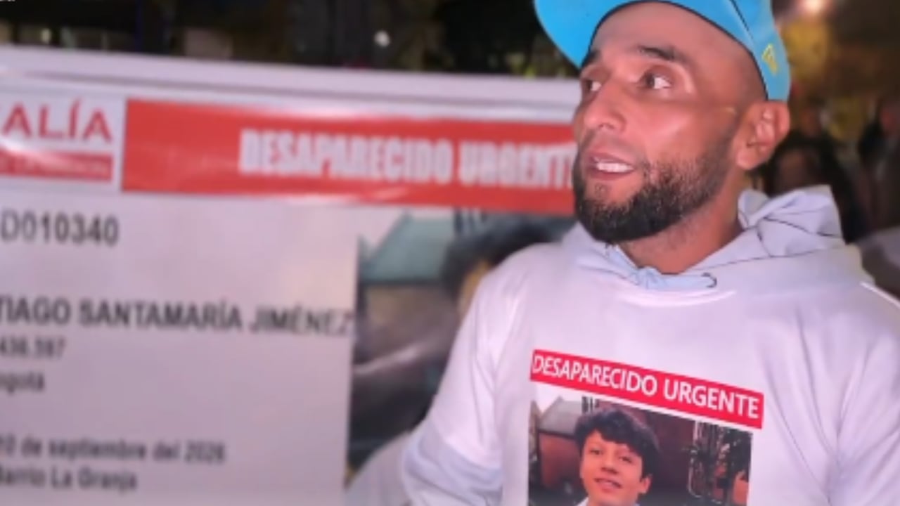 John Mauricio Santamaría (foto) dice que su hijo lleva desaparecido cinco días. Por eso, ha compartido la imagen de su familiar, con el ánimo de encontrarlo.
