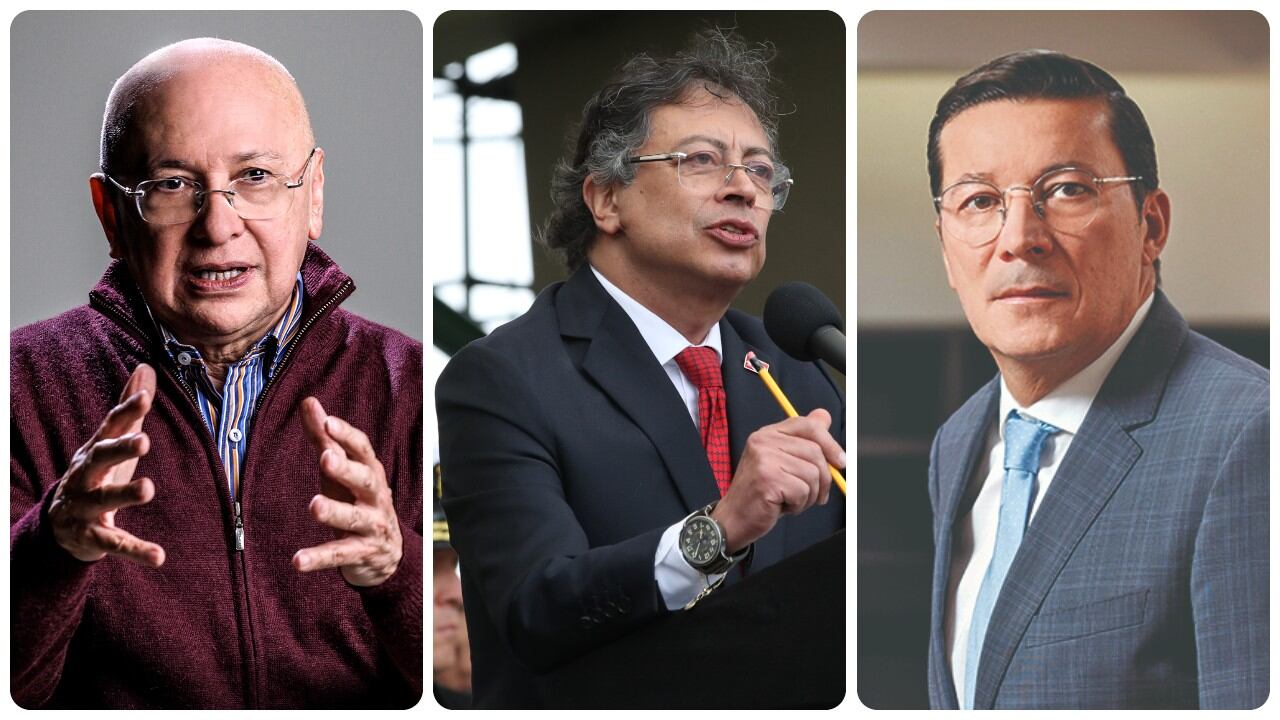 Eduardo Montealegre, Gustavo Petro y Hernán Penagos.