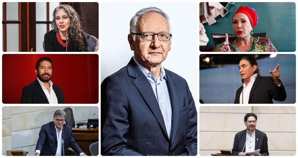 El ministro Guillermo Alfonso Jaramillo y los senadores involucrados en vuelos con la cuestionada empresa de aviación cuyo administrador confesó nexos con la mafia.