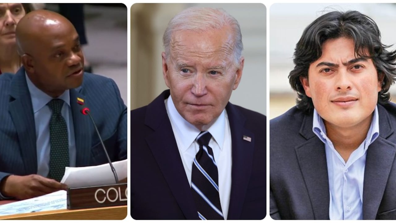 Luis Gilberto Murillo, Joe Biden y Nicolás Petro.