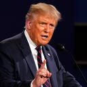 President Donald Trump speaks during the first presidential debate with Democratic presidential candidate former Vice President Joe Biden Tuesday, Sept. 29, 2020, at Case Western University and Cleveland Clinic, in Cleveland. (AP Photo/Patrick Semansky)