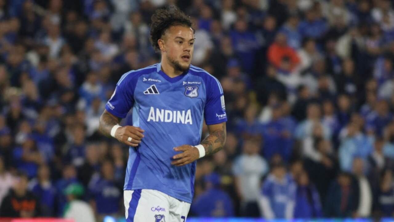 Leonardo Castro durante un partido contra América de Cali.