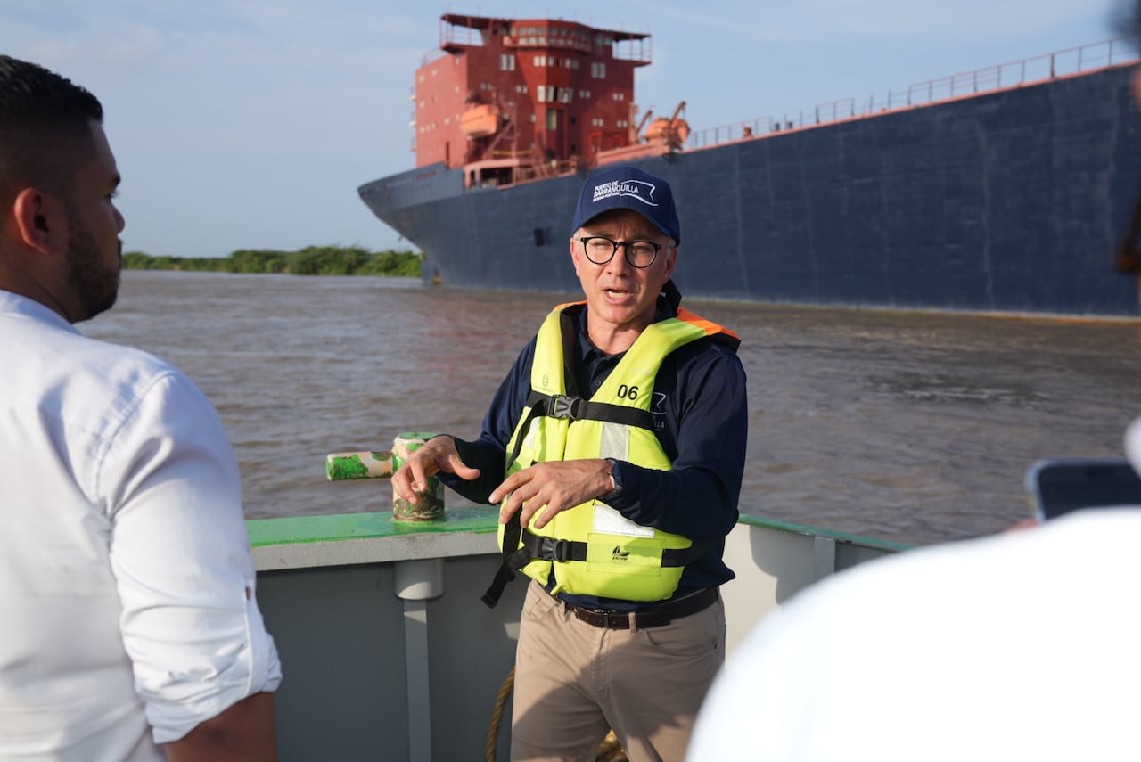 El puerto de Barranquilla es uno de los más importantes del país.