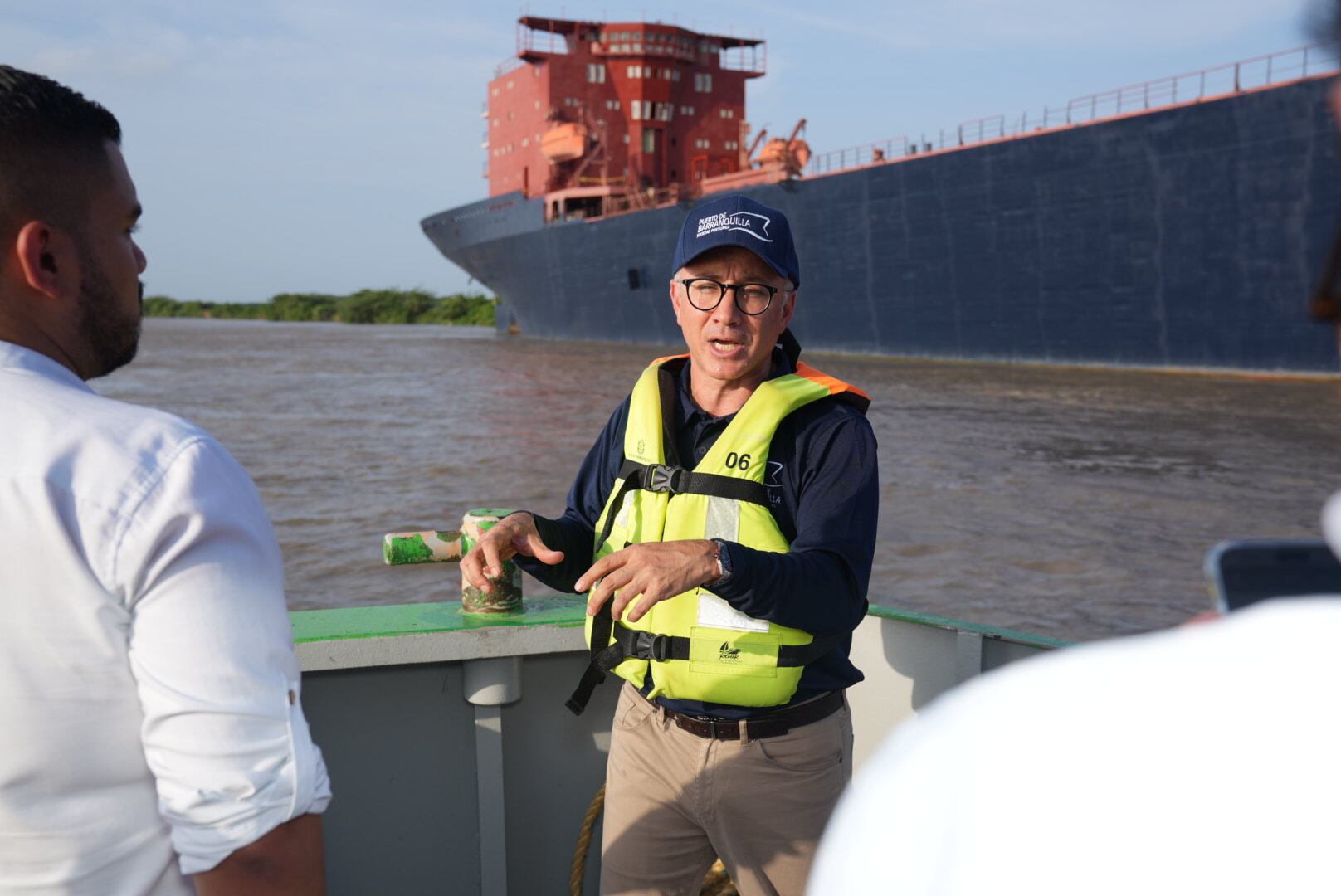 El puerto de Barranquilla es uno de los más importantes del país.
