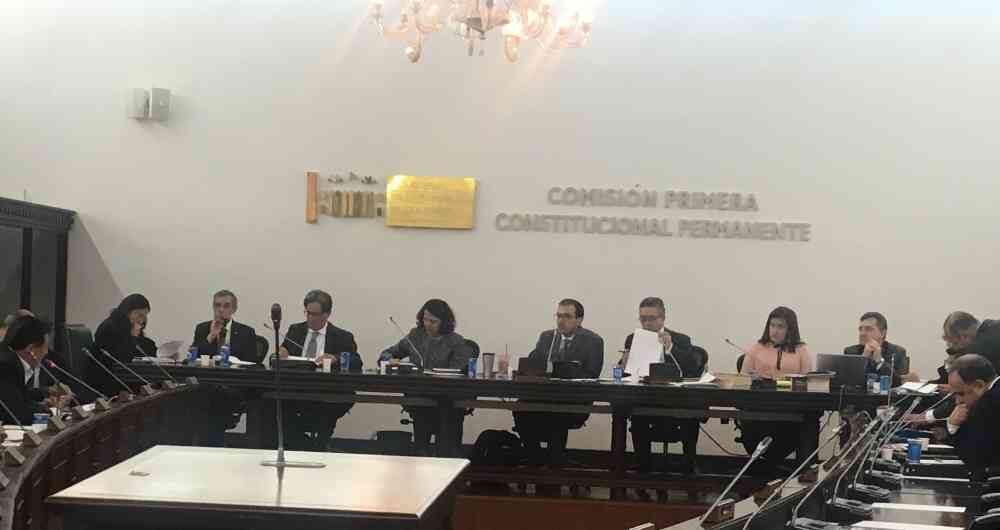 Comisión primera Senado presupuesto justicia