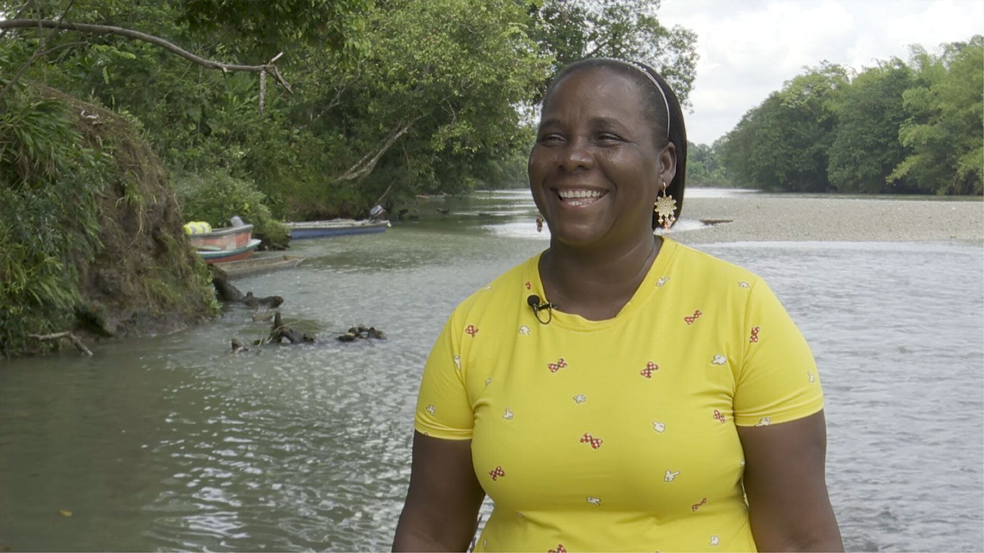 Carmelina López, partera de Buenaventura, en 2020