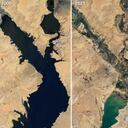 La Nasa muestra como desde el año 2000 los niveles del lago han ido en descenso