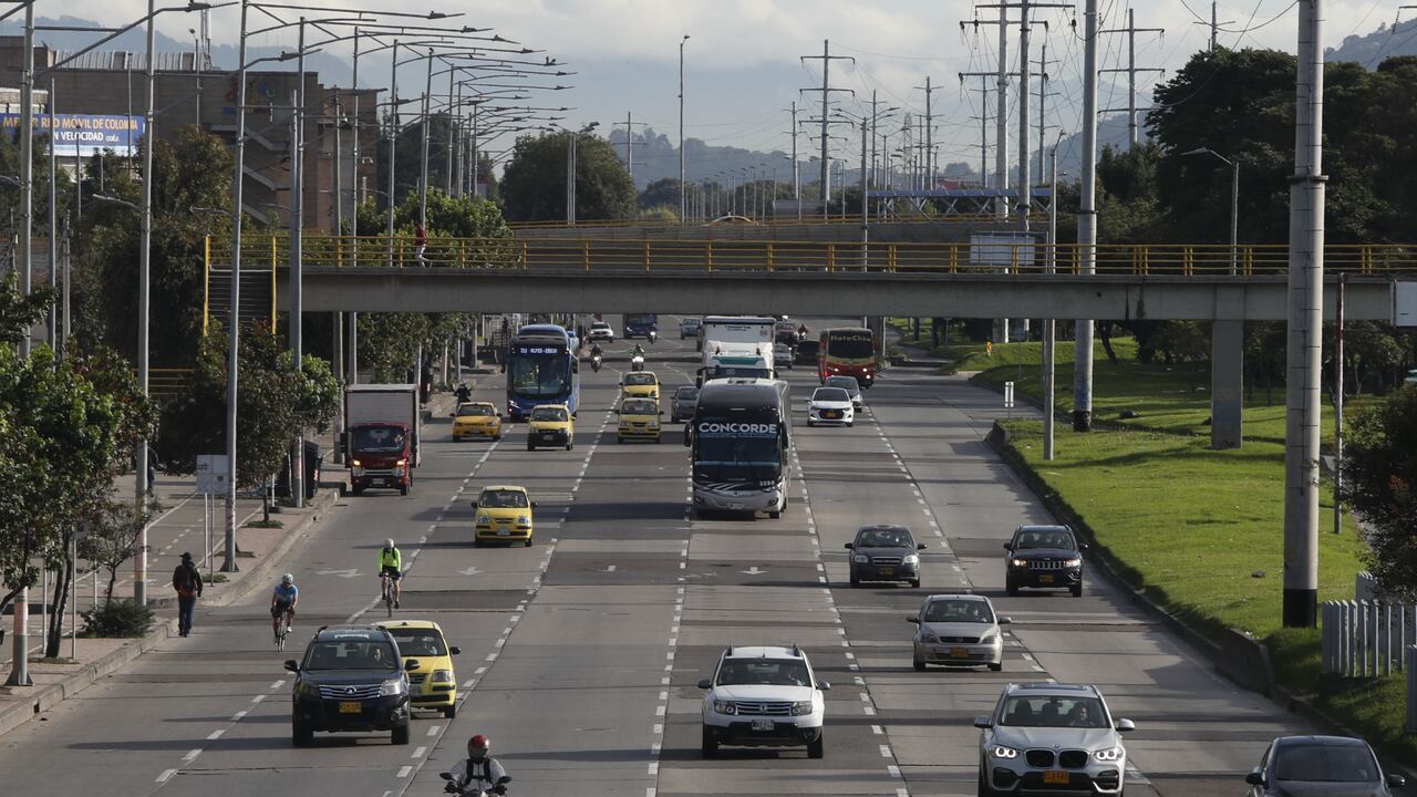 Bogotá en día de cuarentena estricta abril 16 de 2021.
