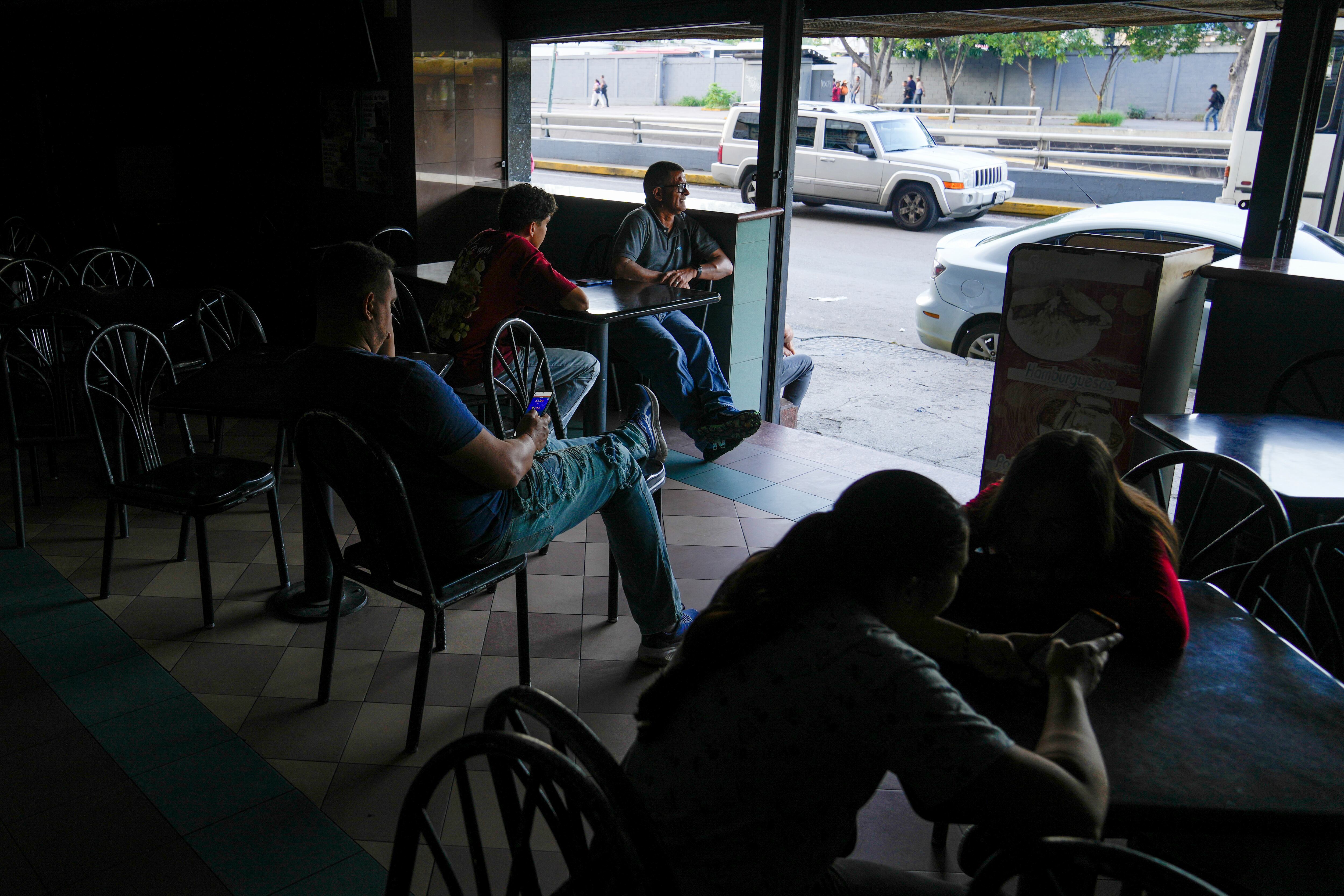 apagón en Caracas, Venezuela