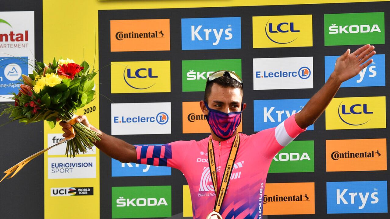 Daniel Martínez, ganador de la etapa 13 del Tour de Francia.