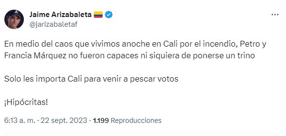 Trino de Jaime Arizabaleta.