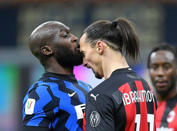 Zlatan Ibrahimovic y Romelu Lukaku