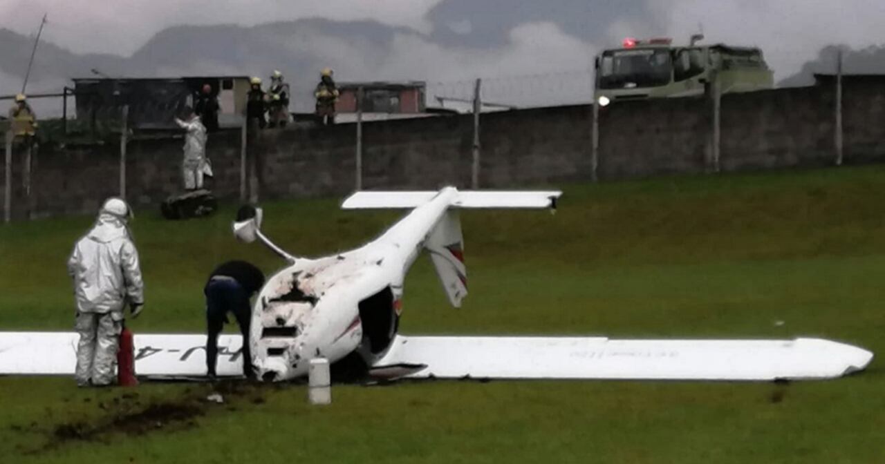 Imagen de la avioneta.