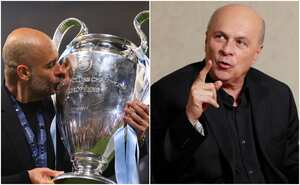 Pep Guardiola y Carlos Antonio Vélez.