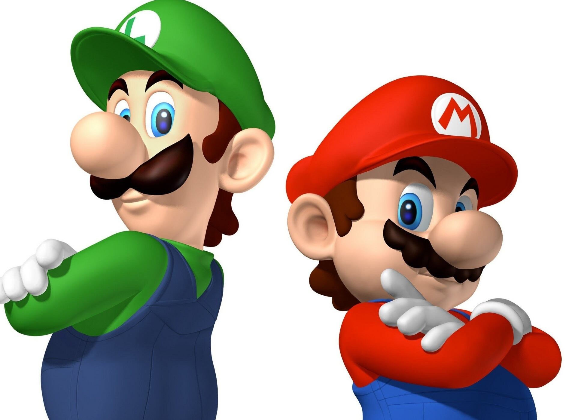 Luigi y Mario, personajes de Mario Bross, uno de los videojuegos más famosos de la historia.