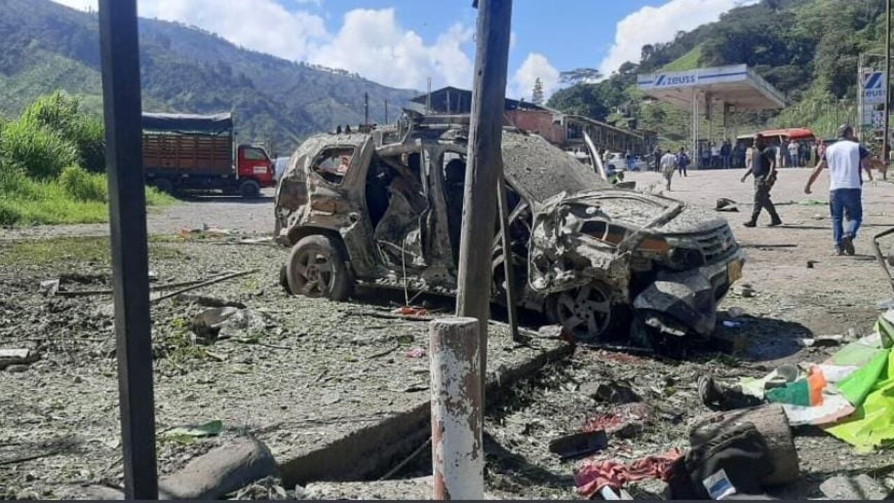 Atentado contra policías de tránsito en Antioquia.