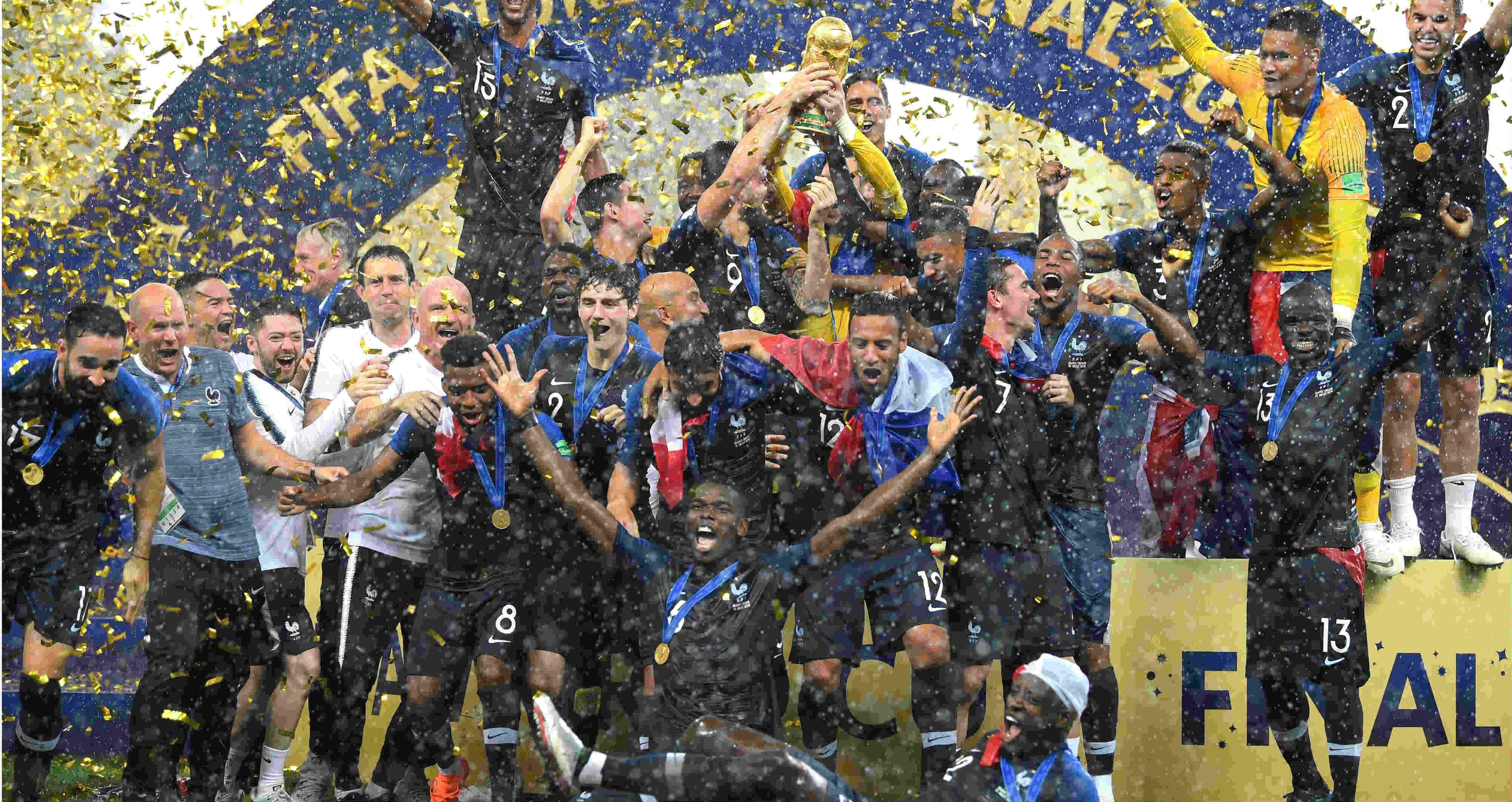 La selección francesa ganó en 2018 su segunda copa del mundo. 